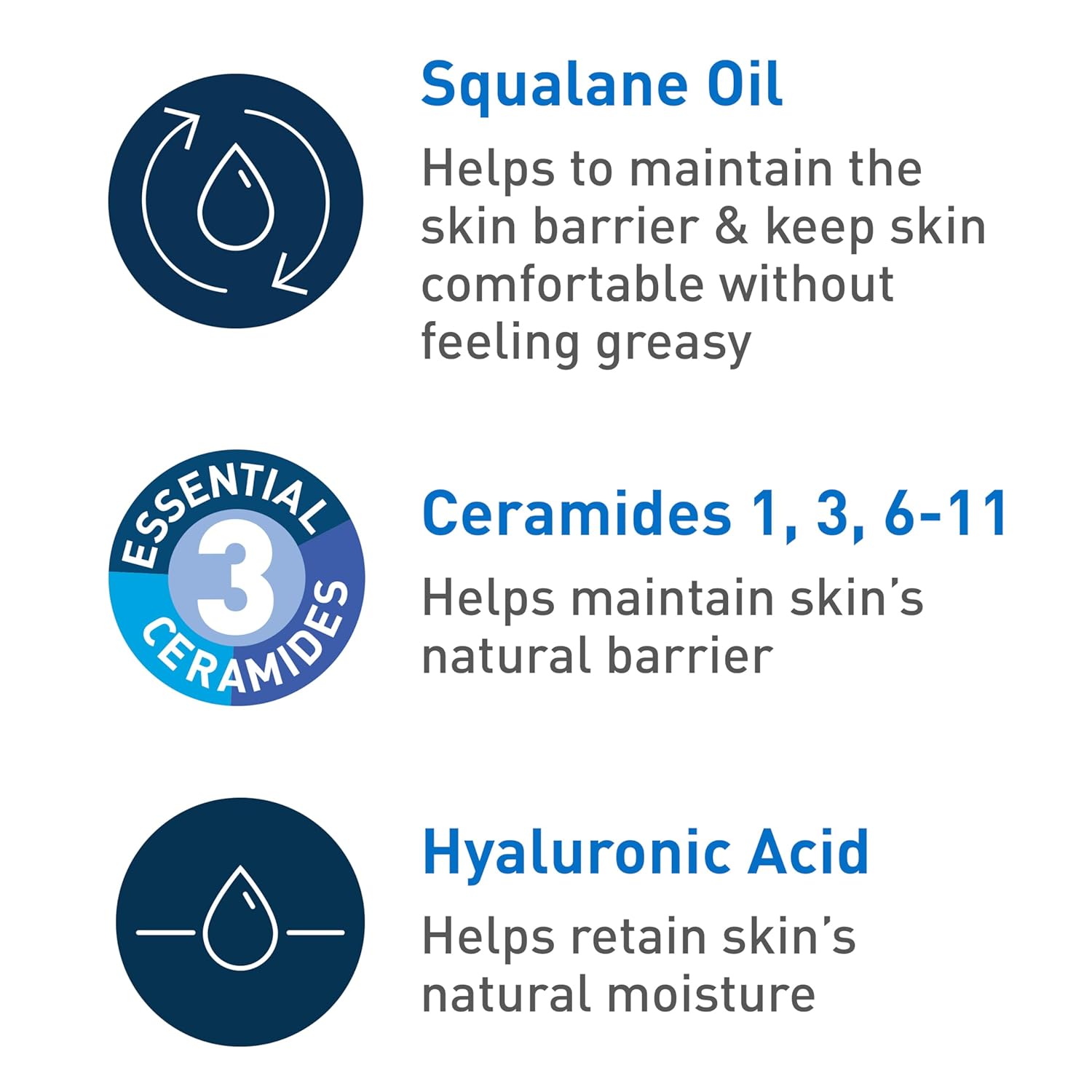 CeraVe Hydrating Foaming Oil Cleanser, Moisturizing for Face & Body, Squalane Oil + Hyaluronic Acid