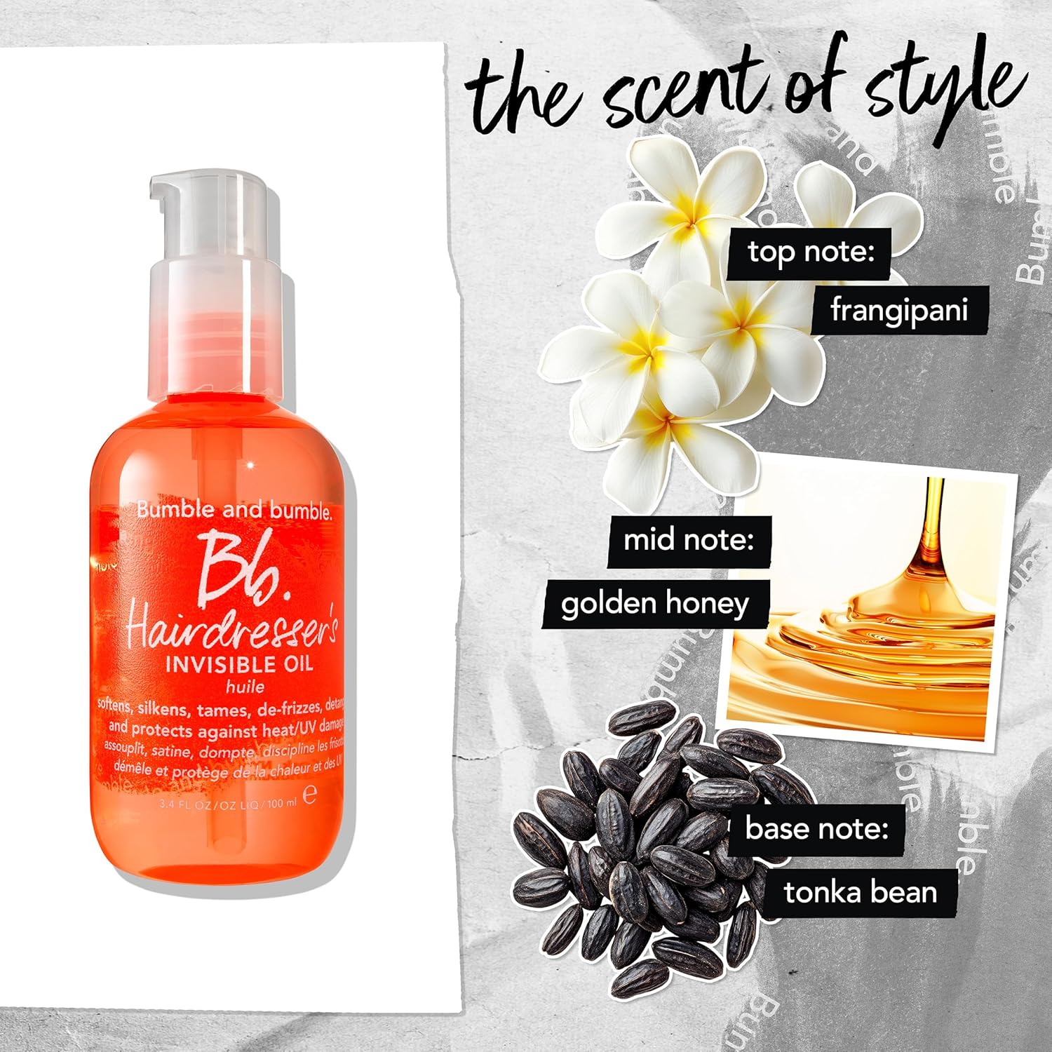 Bumble and bumble. Invisible Frizz-Reducing Hair Oil | Heat Protection | Argan, Coconut & Grapeseed