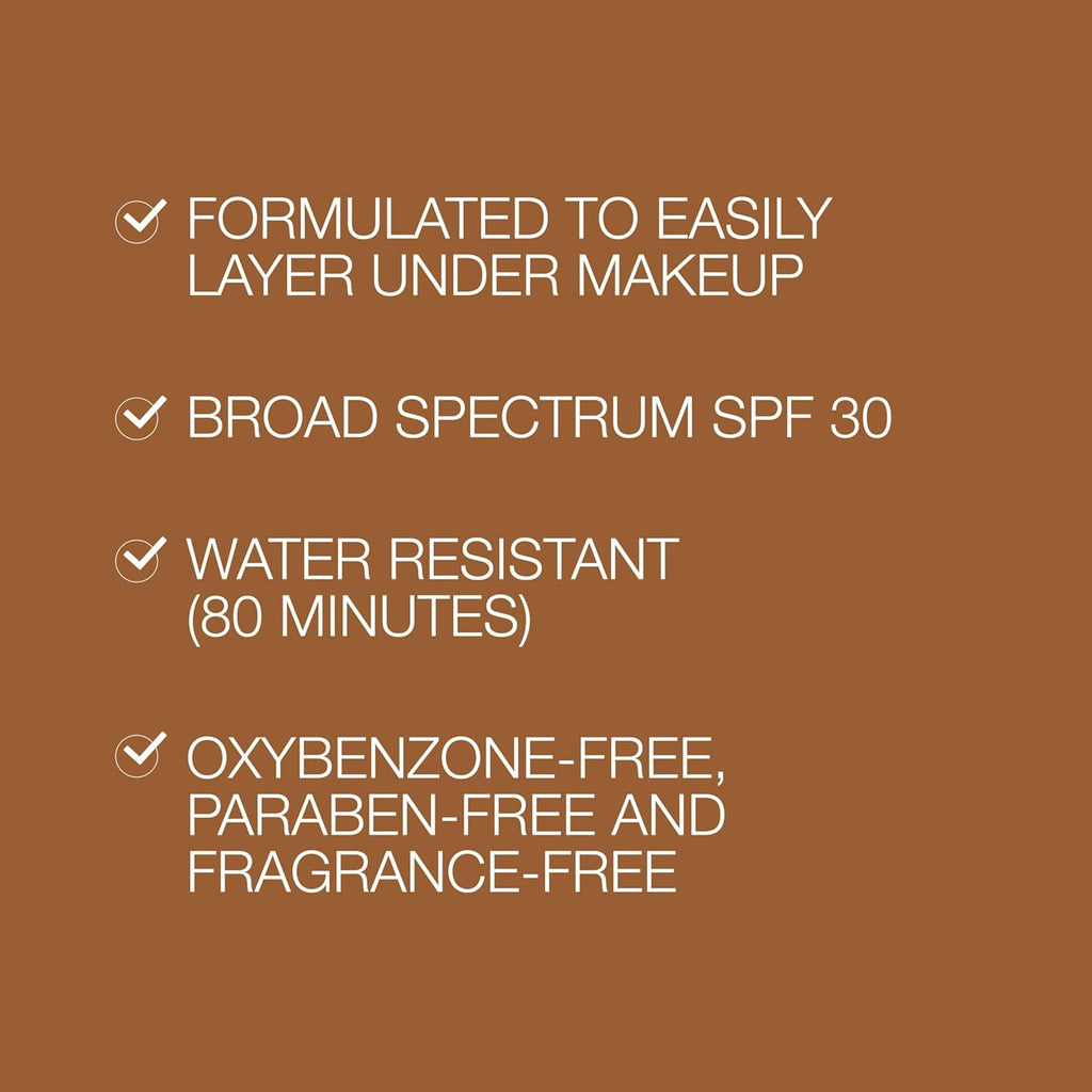 Neutrogena Purescreen+ Tinted Sunscreen for Face with SPF 30, Broad Spectrum Mineral with Vitamin E