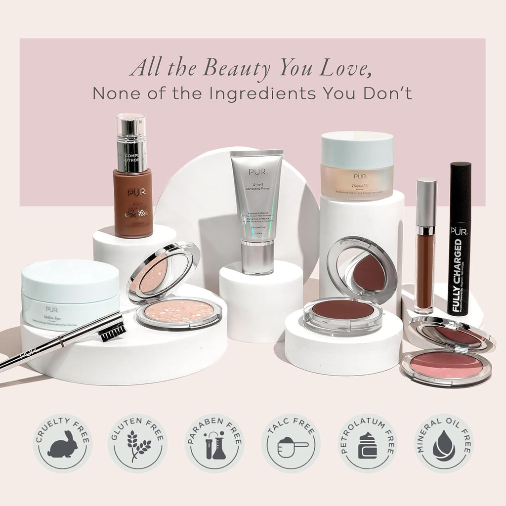 PUR Beauty 4-in-1 Tinted Moisturizer with SPF 20 Hydrating Skin Tint Face Moisturizer, Primer (MED)